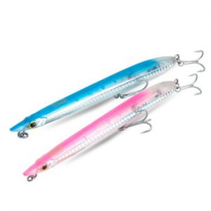 Kingdom Fishing Lure Floating Sinking Pencil 155mm/20g 24g 180mm/31g 40g Sandeel Shape With Strong Hooks Noisy Design Model 7506