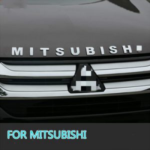 SLIM Wording 3D Letter Sticker Trim for Mitsubishi Outlander eclipse cross Car Accessories  Car Decal Styling