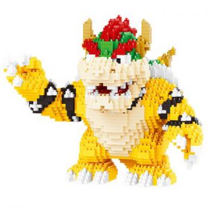 2200pcs 21822 Diamond Blocks Cartoon Action Figure Koopa King Anime Micro DIY Building Toys for Kids Gifts Brinquedos Children