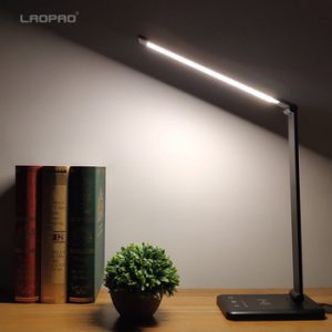 LAOPAO 52PCS LED Desk Lamp 5 Color Stepless Dimmable Touch USB Chargeable Reading Eye-protect with timer Table lamp Night Light