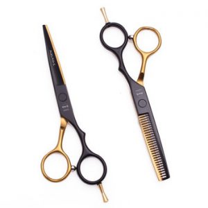 5.5" AQIABI Hairdressing Scissors Hair Professional Thinning Shears Set Hair Cutting Scissors Barber Scissors 440C Japan A1029