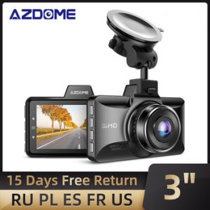 AZDOME Dash cam M01 Pro FHD 1080P Car Camera Dash Camera 3-Inch 2.5D Screen DVR Night Vision Dashcam 24H Park Monitor G-sensor