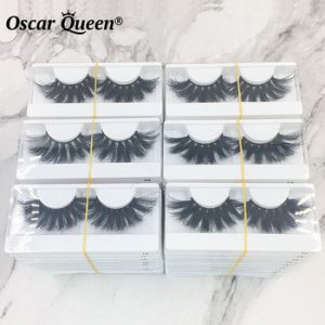 Wholesale Eyelashes 10/20/30/40/50//100 Pairs 3D Mink Lashes Bulk Dramatic 25mm False Eyelashes Extension Vendor Makeup 5D Lash