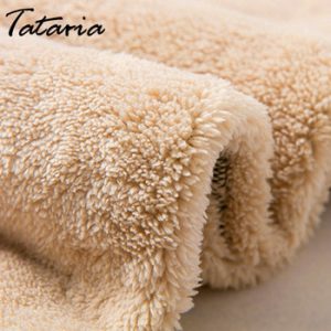 Tataria S-5XL Large Size Pants Women Cashmere Harem Warm Pants for Women Winter Sports Pants Women High Waisted Pants Trousers