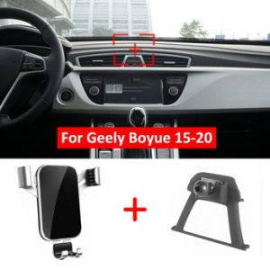 Easy Install Car Dashboard Phone Holder GPS Stander For Geely Boyue Atlas 2015 2016 2017 2018 2019 2020 Accessories Car Styling