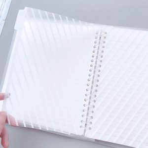 5 Sheet/pack A5/B5/A4 Binder Index Page for Loose Shell Notebook Dividers 20/26/30 Holes Interleaf Office Supplies Stationery