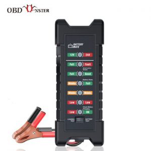 12V 24V Car Battery Tester Quick Cranking tester Alternator 7 LED Light Display Auto Diagnostic Tools 24 Volts Battery Analyze