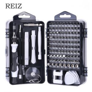 REIZ Screwdriver Set Precision Torx Hex Screw Driver Bit Kit Magnetic Bits 115 In 1 Multitools Repair Mobile Phone Hand Tools