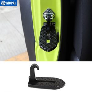 MOPAI Pedals for Jimny 2019+ Car Door Foot Plate Folding Pegs Pedal Emergency Hammer Accessories for Suzuki Jimny JB74 2019+