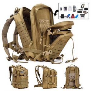 50L Large Capacity Men Army Backpack Tactical Army Military Assault Waterproof Trekking Camping Hunting 3P Softback Sport Bags