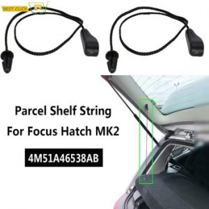 Pair For Ford Focus 2 Hatchback MK2 2004 - 2011 Rear PARCEL SHELF LOAD LUGGAGE Inner Tonneau Hatch Cover Lift String Strap Clips