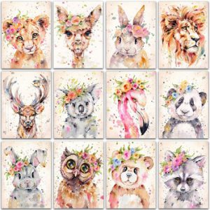 5D DIY Diamond Painting animal lion panda rabbit Flamingo Full Square&Round Diamond embroidery Cross stitch Diamond mosaic paint