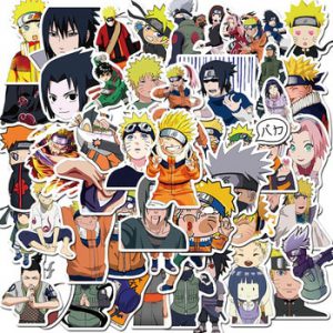 10/30/50pcs Cartoon NARUTO Anime Stickers Pack Waterproof PVC Skateboard Motorcycle Guitar Luggage Laptop Sticker Funny Kids Toy