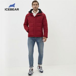 ICEbear 2020 winter new casual and fashion men's  jacket warm and windproof men's coat brand clothing MWD20940D