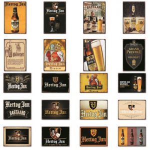 [ WellCraft ] Hertog jan BEER Metal Signs Posters Vintage Wall Painting Custom Pub Decor LTA-1789