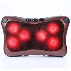 Neck Massager Car Home Cervical Shiatsu Massage Neck Back Waist Body Electric Multifunctional Massage Pillow Cushion