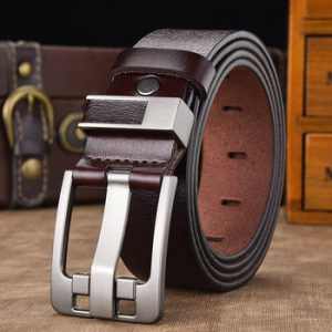 [DWTS]men belt male high quality leather belt men male genuine leather strap luxury pin buckle fancy vintage jeans free shipping