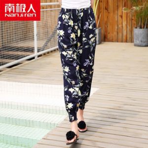 NANJIREN Night Wear Women Pajama Pants Home Pajama Sleep Panties Summer Pants to Prevent Mosquito Bites Night Pants Lounge