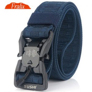 FRALU NEW Military Equipment Combat Tactical Belts for Men US Army Training PC Quick Release Magnetic Buckle Nylon belt