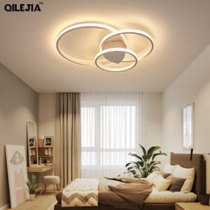 Led Ceiling lamp For Living Room Bedroom Study Room Home Deco AC85-265V Modern White/Coffee surface mounted Ceiling Lamp