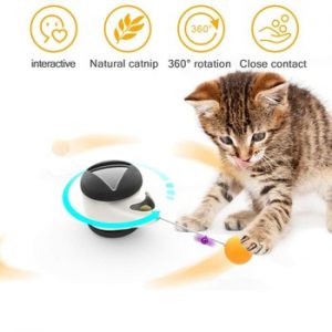 Pet Cat Toys for Cats Kitten Puzzle Interactive Tumbler Swing Self Balance Chasing Toy With Catnip Pet Cat Accessories Products