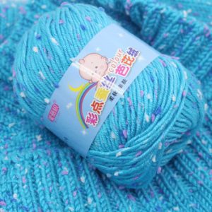 High Quality Baby Cotton Cashmere Yarn For Hand Knitting Crochet Worsted Wool Thread Colorful Eco-dyed Needlework