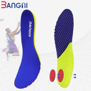 3ANGNI 1 Pair Shoe Insole Accessories PU EVA Foam Sport Running Arch Support Insert Woman Men Feet Heel Pain insoles Soles