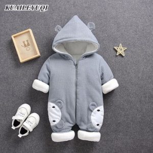 2020 Autumn Winter coat Jumpsuit Baby clothing Newborn Snowsuit Boy Warm Romper Down Cotton Jackets Girl Snow clothes Bodysuit