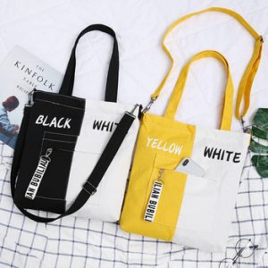 2019 New Brand Shopping Bag Casual Shoulder Bag Woman Vintage Cotton Canvas Bag Simple Large Cloth Shopper Bags Beach Totes