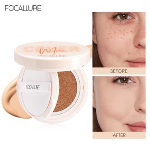 FOCALLURE Foundation Cream Cosmetic Matte Waterproof Long-lasting Natural Plant Skin Nourish Moisturizing Cushion Base Makeup