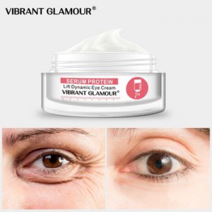 VIBRANT GLAMOUR Serum Protein Eye Cream anti-aging anti wrinkle puffiness collagen Lifting Firming Skin Remover Dark Circles