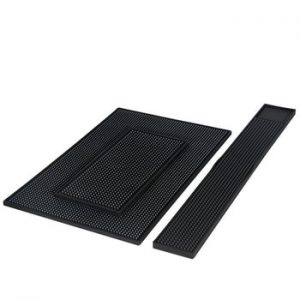 Anti-slip Bar Rubber Mat PVC Pad Coaster Kitchen Placemat Barber Insulation Cup Mug Set Beer Whiskey Waterproof Bar Accessories