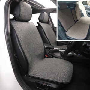 Large Size Flax Car Seat Cover Protector Linen Front or Rear Seat Back Cushion