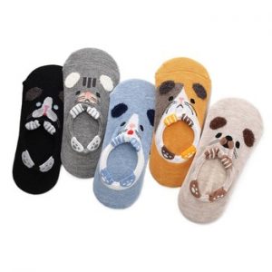 28 Style 10 Piece=5 Pairs/Lot Cute Harajuku Animal Women Socks Set Funny Spring Cat Dog Rabbit Panda Low Cut Short Sock Happy