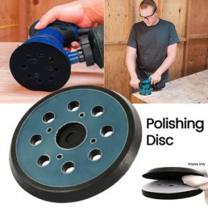 Hook Loop Sanding pad 5 Inch 8 Holes 125mm Backing Pad Electric Makita Orbital Sander Disk Discs For Porter Cable Backup