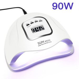 LED Nail Lamp for Manicure 90/36W Nail Dryer Machine UV Lamp For Curing UV Gel Nail Polish With Motion sensing LCD Display