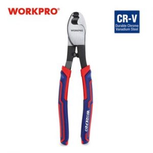 WORKPRO Cable Cutters CR-V Wire Cutters Pliers 8-inch/210mm Hand Cutting Tool with Anti-Slip Handle