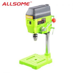 ALLSOME High Variable Speed Bench Drill Press 480W Drilling Machine Drilling Chuck 1-10mm For DIY Wood Metal Electric Tools