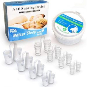 8PCS /set Snoring Solution Anti Snoring Devices Snore Stopper Nose Vents Dilators Sleeping Aid Breathing Apnea Guard Anti Ronco