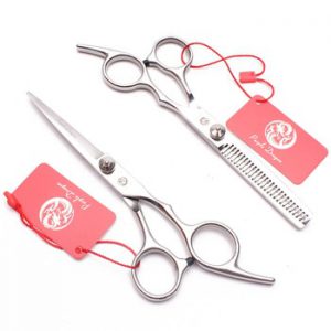 Z1001 6" Purple Dragon Stainless Shiny Barber Shears Cutting Shears Thinning Scissors Salon Hairdressing Scissors Hair Scissors