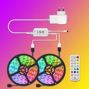 Bluetooth Led Strip Light RGB 5M LED Light Tape DC12V SMD 5050 Waterproof LED Light 10M 20M Diode Ribbon Flexible with Remote