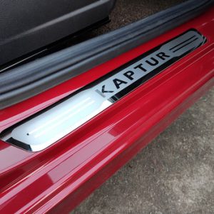 Car Accessories For Renault Captur Kaptur Door Sill Protectors Sticker Cover Auto Styling Pedal Scuff Plate 2015 2016 2017 2019