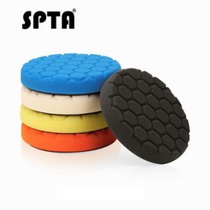 SPTA 3.5"(90mm)/5.5"(135mm)/6.5"(165mm)/7"(180mm) Hex-Logic Polishing Pads & Buffing Pads For RO/DA/GA Dual Action Car Polisher