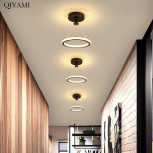 Modern LED Chandeliers Lamps For Living Room Bedroom Corridor Indoor Ring Lighting Lights Ceiling Mount Luminaire Lustre Modern