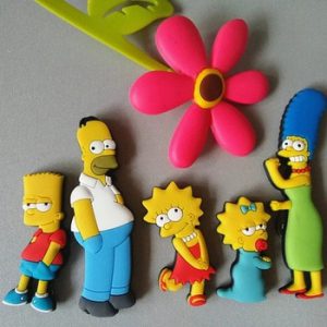 Homer Simpson cartoon creative fridge magnet early education decorative refrigerator Sticker home decor