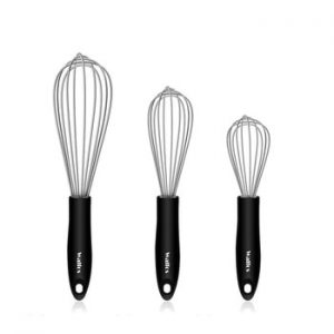 WALFOS Stainless Steel Wire Whisk Manual Egg Beater Blender Milk Cream Butter Beater Kitchen Baking Cooking Utensils Accessiores