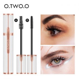 O.TWO.O Mascara Waterproof 4D Silk Fiber Curling Volume Lashes Thick Lengthening  Nourish Eyelash Extension High Quality Makeup