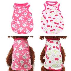 Summer Dog Clothes Pet Vest Puppy Dog Shirt Cats Clothes for Teddy Poodle Small Dogs Clothing Pet Apparel XS S M L XL Size