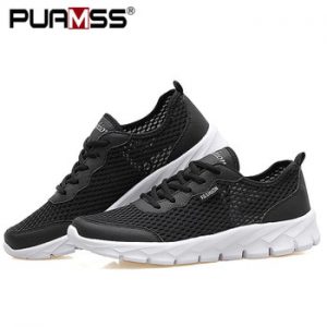 2020 New Summer Men Shoes Breathable Lightweight Cheap Mesh Men Casual Shoes Beach Water Shoes Summer Sneakers Men Plus Size