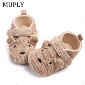 2020 New Arrival Toddler Newborn Baby Boys Girls Animal Crib Shoes Infant Cartoon Soft Sole Non-slip Cute Warm Animal Baby Shoes